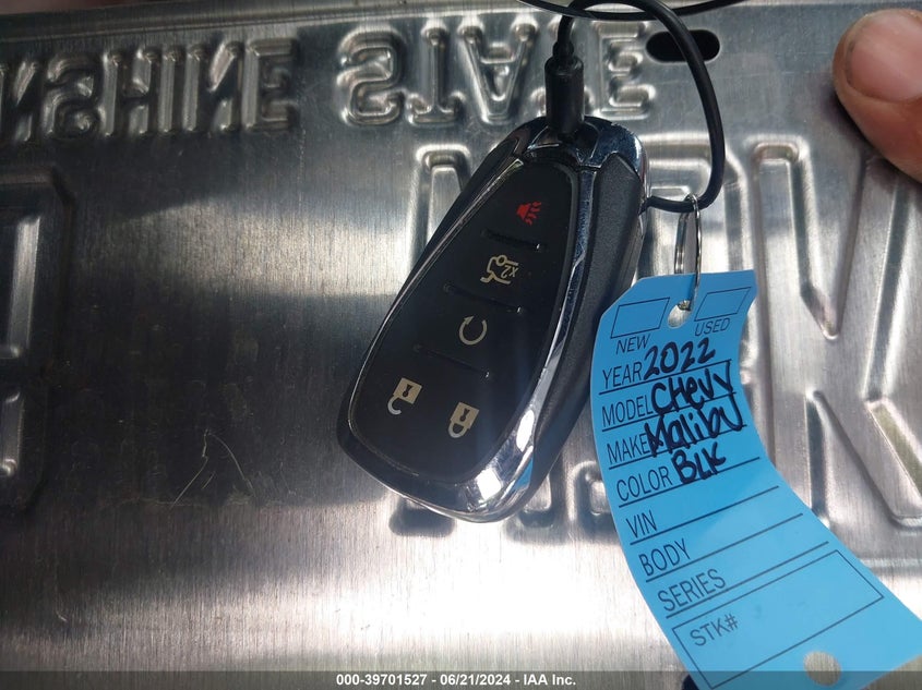 2022 Chevrolet Malibu Fwd Lt VIN: 1G1ZD5ST4NF134975 Lot: 39701527