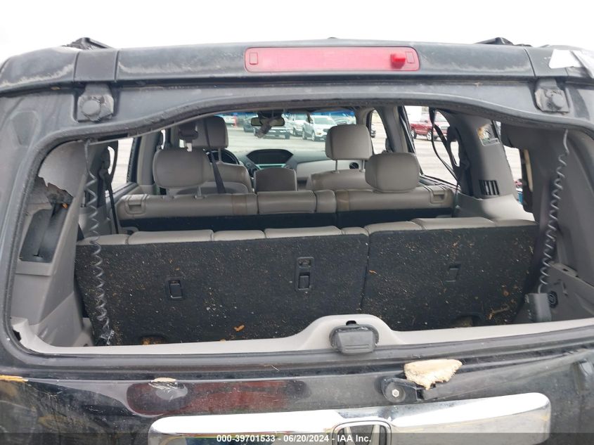 2009 Honda Pilot Touring VIN: 5FNYF38969B012237 Lot: 39701533