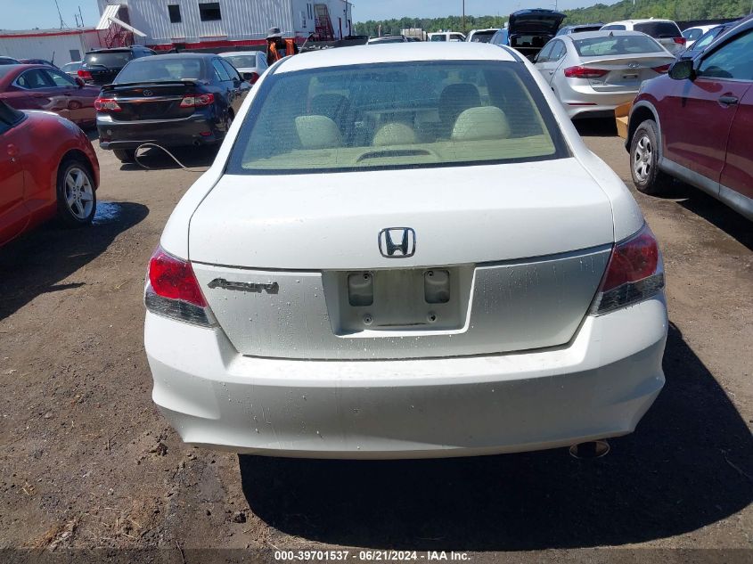 2010 Honda Accord 2.4 Lx-P VIN: 1HGCP2F46AA030020 Lot: 39701537