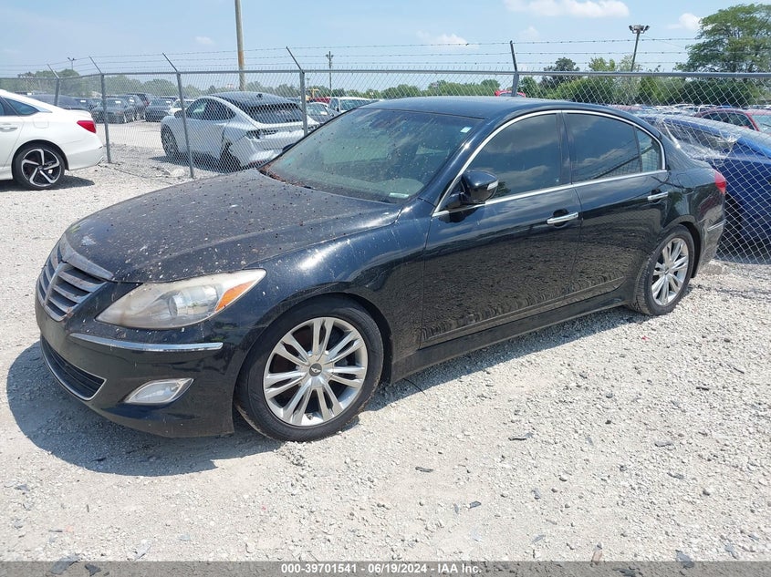 2012 Hyundai Genesis 3.8 VIN: KMHGC4DD7CU151159 Lot: 39701541