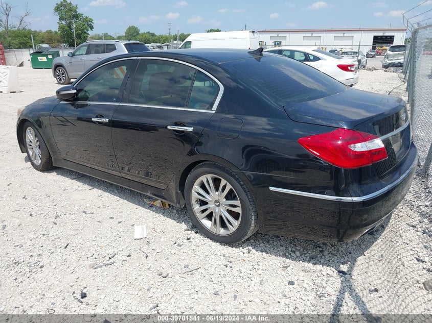 2012 Hyundai Genesis 3.8 VIN: KMHGC4DD7CU151159 Lot: 39701541