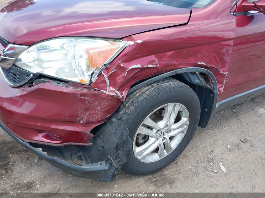 2010 Honda Cr-V Ex-L VIN: 5J6RE3H73AL039428 Lot: 39701542