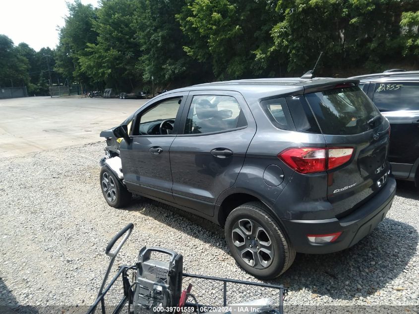 2022 Ford Ecosport S VIN: MAJ6S3FL4NC458529 Lot: 39701559