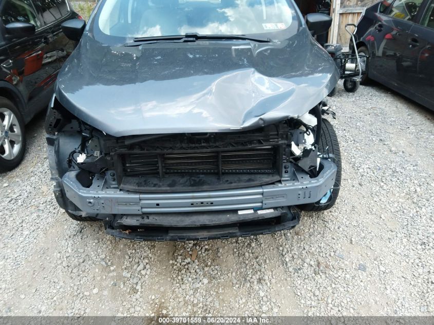 2022 Ford Ecosport S VIN: MAJ6S3FL4NC458529 Lot: 39701559