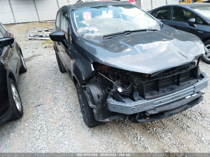 2022 Ford Ecosport S VIN: MAJ6S3FL4NC458529 Lot: 39701559