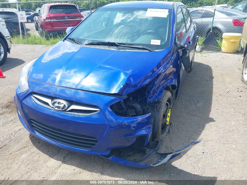 2014 Hyundai Accent Gls/Gs VIN: KMHCT4AE4EU744864 Lot: 39701573