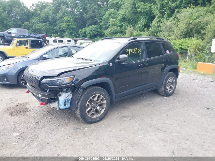 2020 Jeep Cherokee Trailhawk 4X4 VIN: 1C4PJMBX8LD591463 Lot: 39701593