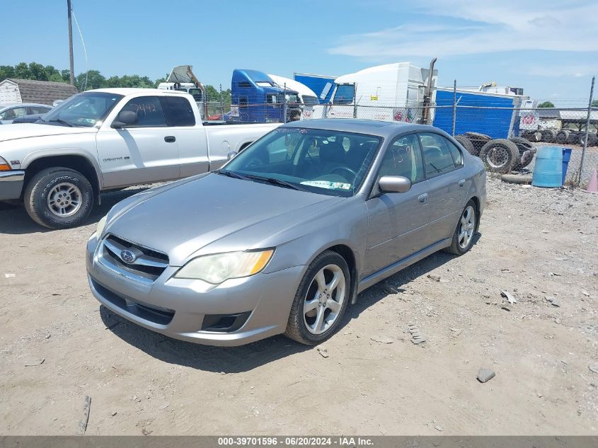 2008 Subaru Legacy 2.5I VIN: 4S3BL616387225294 Lot: 39701596