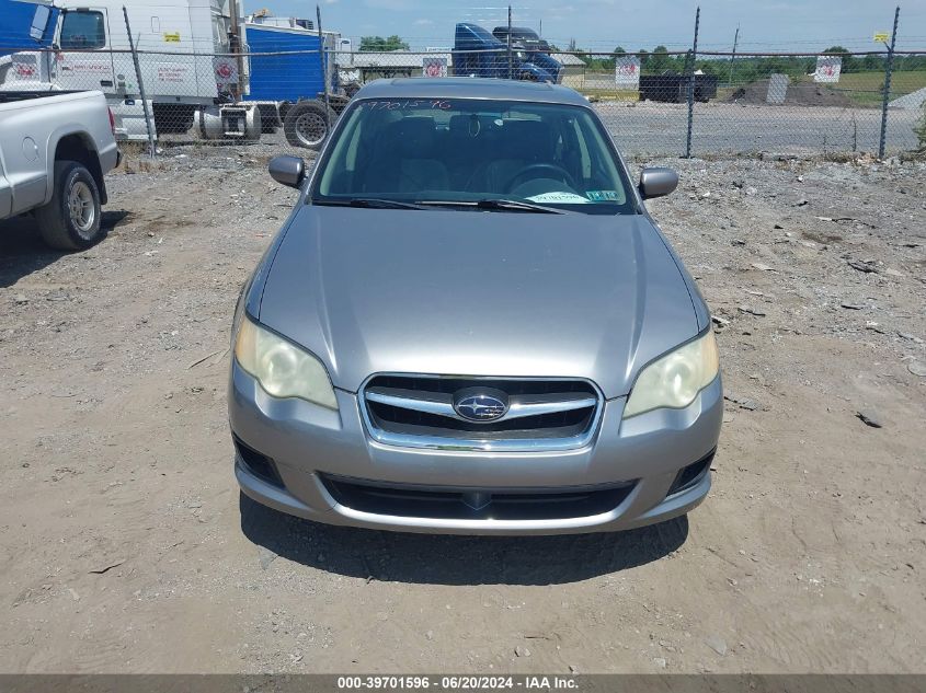 2008 Subaru Legacy 2.5I VIN: 4S3BL616387225294 Lot: 39701596