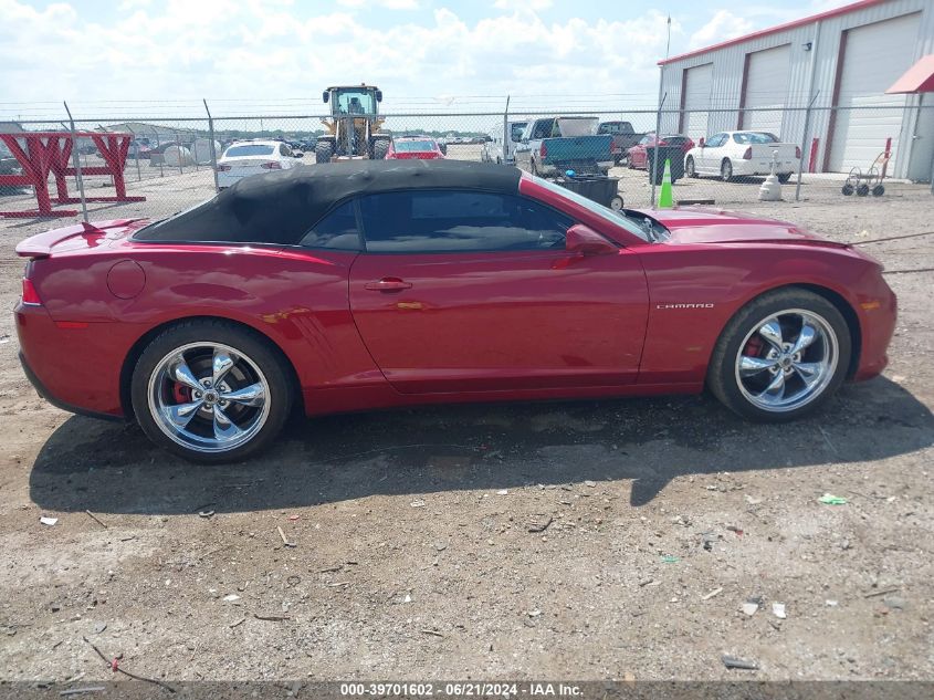 2015 Chevrolet Camaro 1Lt VIN: 2G1FD3D34F9275060 Lot: 39701602