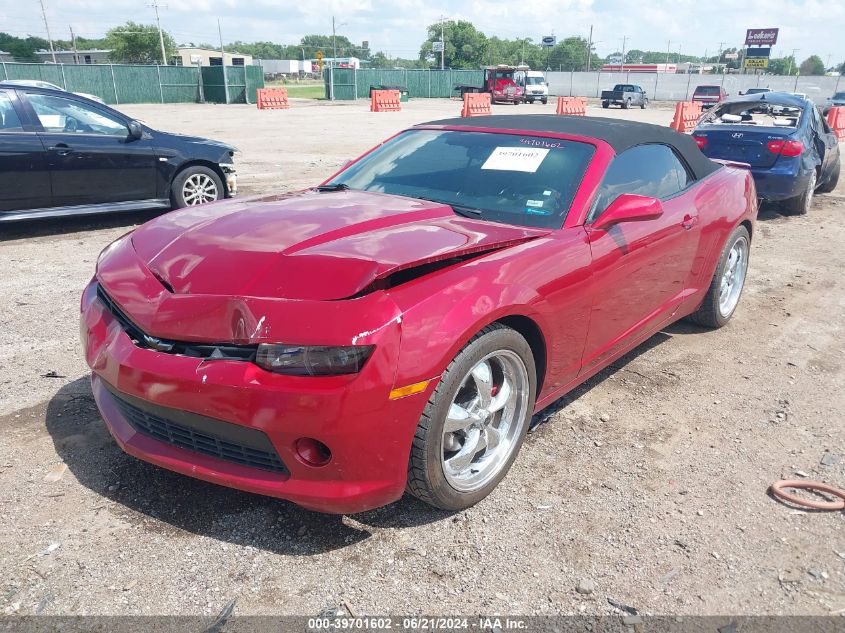 2G1FD3D34F9275060 2015 Chevrolet Camaro 1Lt