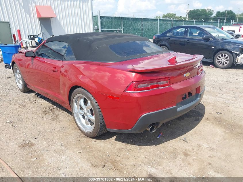 2G1FD3D34F9275060 2015 Chevrolet Camaro 1Lt