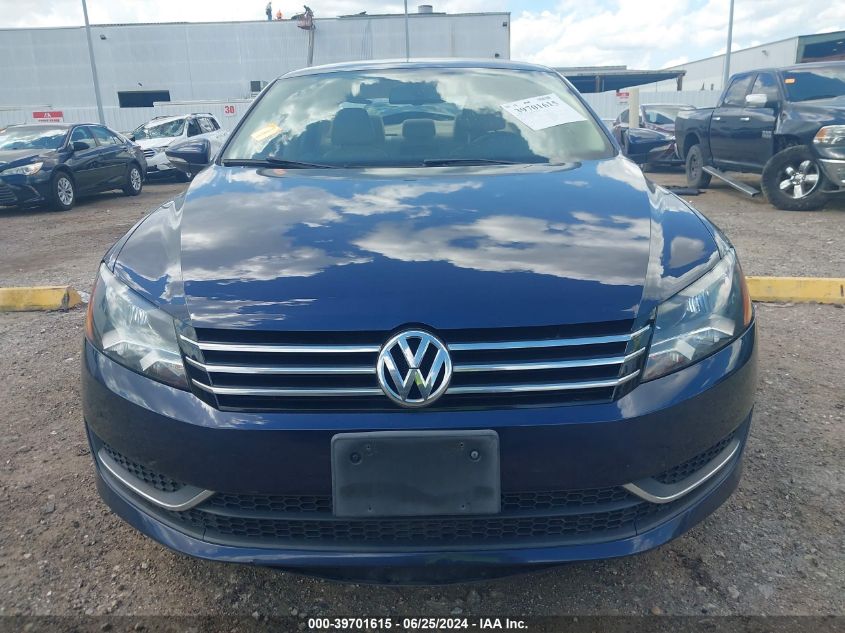 1VWBH7A32CC047677 2012 Volkswagen Passat 2.5L Se