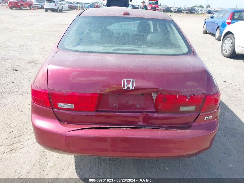 2005 Honda Accord 3.0 Ex VIN: 1HGCM66525A073025 Lot: 39701623