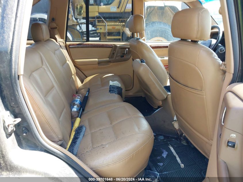 1998 Jeep Grand Cherokee Limited VIN: 1J4GZ78YXWC160248 Lot: 39701648