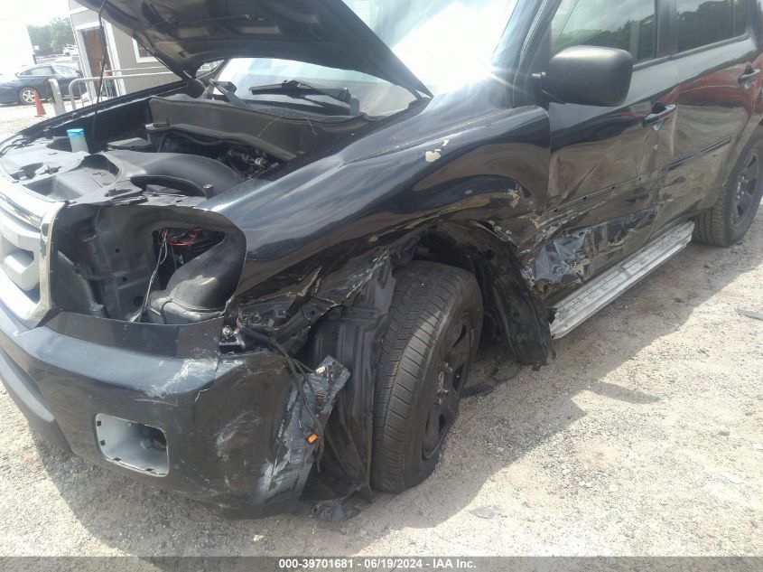 2009 Honda Pilot Lx VIN: 5FNYF38279B009771 Lot: 39701681