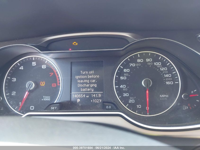 2013 Audi A4 2.0T Premium VIN: WAUFFAFL0DN044912 Lot: 39701684