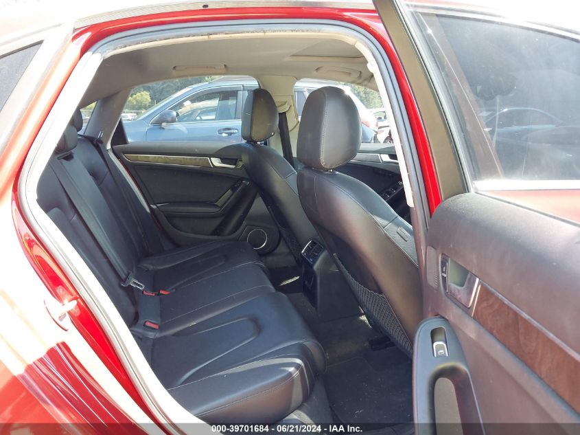 2013 Audi A4 2.0T Premium VIN: WAUFFAFL0DN044912 Lot: 39701684