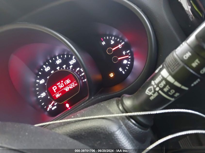 2016 Kia Soul + VIN: KNDJP3A51G7262896 Lot: 39701706