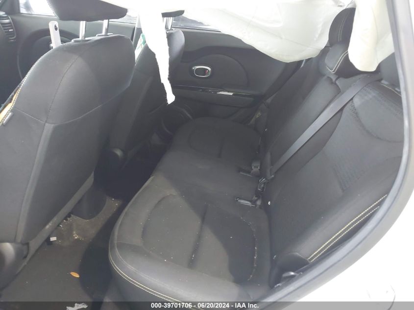 2016 Kia Soul + VIN: KNDJP3A51G7262896 Lot: 39701706