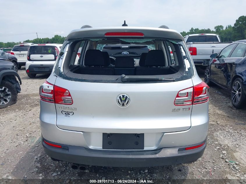 2015 Volkswagen Tiguan S VIN: WVGAV7AX7FW603880 Lot: 39701713