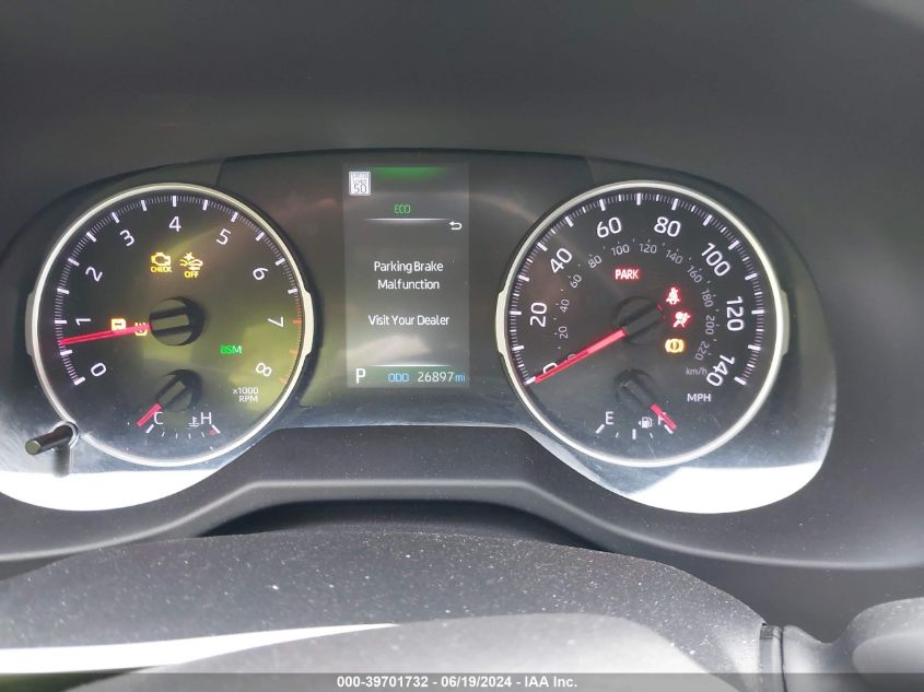 2022 Toyota Rav4 Xle VIN: 2T3W1RFV7NW207891 Lot: 39701732