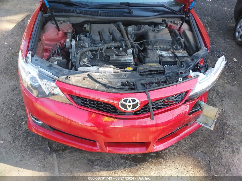 2012 Toyota Camry Se V6 VIN: 4T1BK1FK1CU508875 Lot: 39701749
