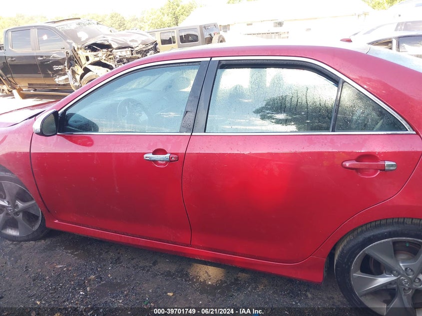 2012 Toyota Camry Se V6 VIN: 4T1BK1FK1CU508875 Lot: 39701749