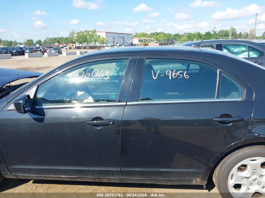 2011 Ford Fusion Se VIN: 3FAHP0HA0BR189656 Lot: 39701763