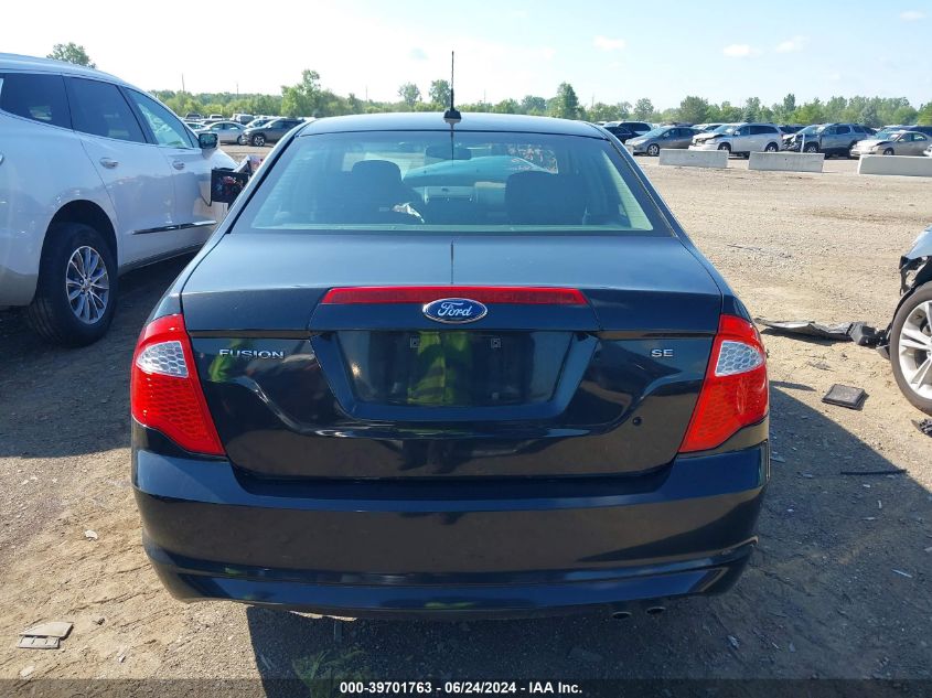 2011 Ford Fusion Se VIN: 3FAHP0HA0BR189656 Lot: 39701763