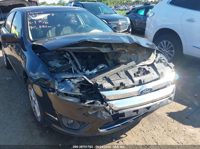 2011 Ford Fusion Se VIN: 3FAHP0HA0BR189656 Lot: 39701763