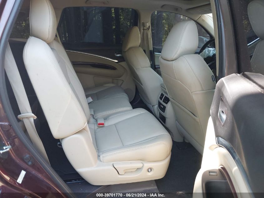 2015 Acura Mdx Technology VIN: 5FRYD4H40FB021543 Lot: 39701770