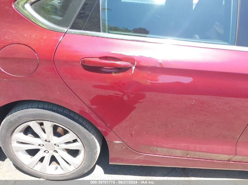 2015 Chrysler 200 Limited VIN: 1C3CCCAB6FN631180 Lot: 39701775