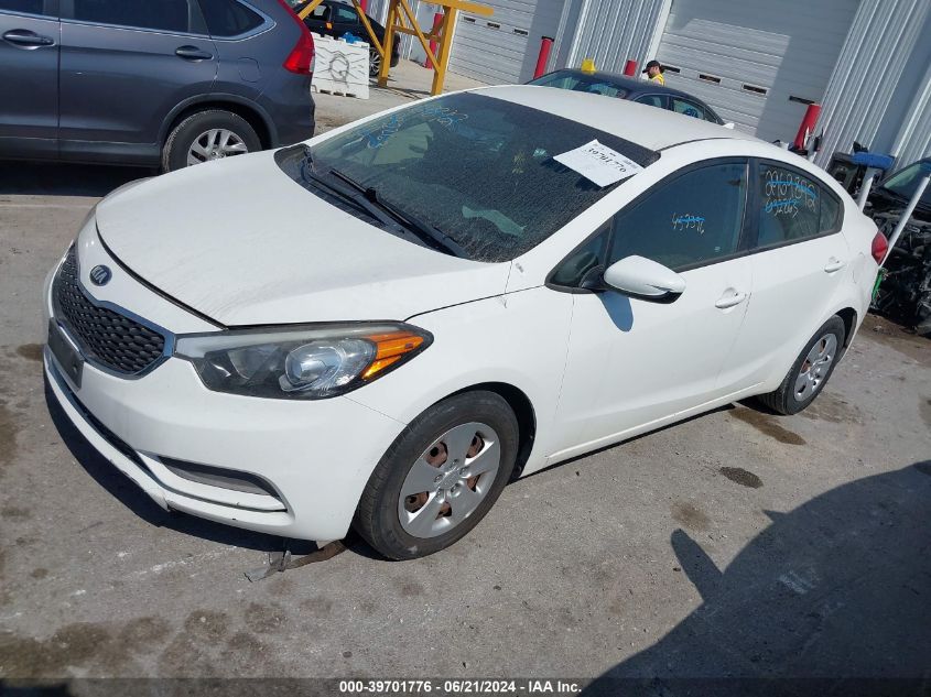 KNAFK4A69G5457396 2016 KIA FORTE - Image 2