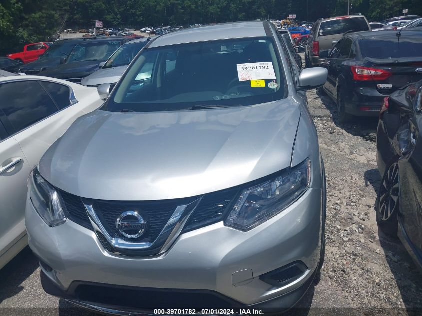 2016 Nissan Rogue S VIN: 5N1AT2MT0GC842322 Lot: 39701782