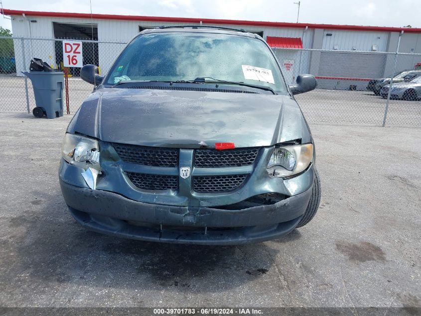 2003 Dodge Caravan Se VIN: 1D4GP25363B281449 Lot: 39701783