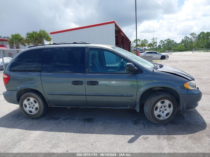 2003 Dodge Caravan Se VIN: 1D4GP25363B281449 Lot: 39701783