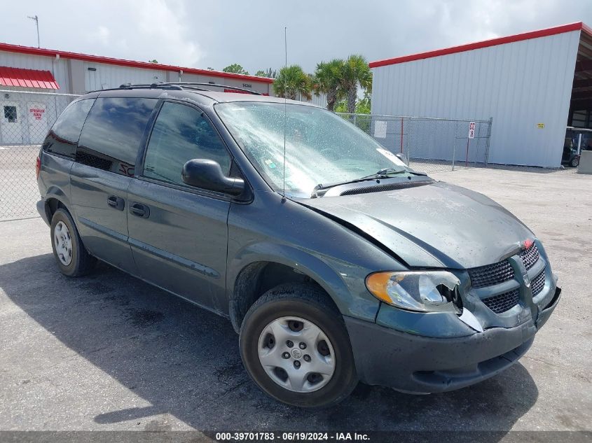 2003 Dodge Caravan Se VIN: 1D4GP25363B281449 Lot: 39701783