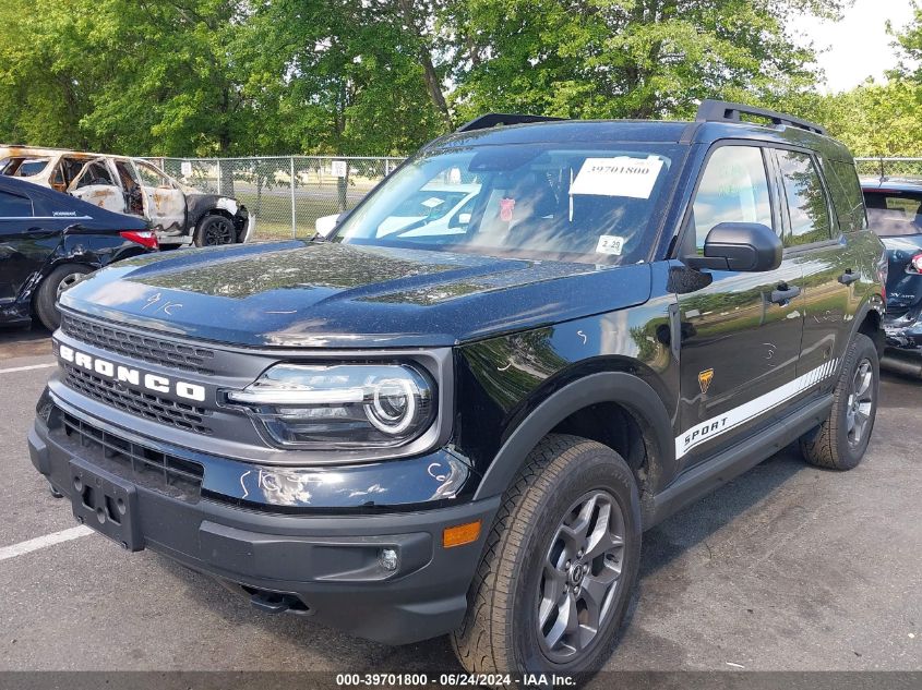 2023 Ford Bronco Sport Badlands VIN: 3FMCR9D91PRD26976 Lot: 39701800
