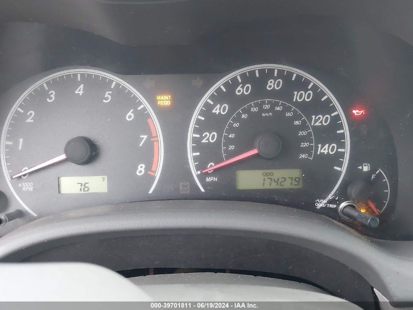 2010 Toyota Corolla Le VIN: 2T1BU4EE2AC486617 Lot: 39701811