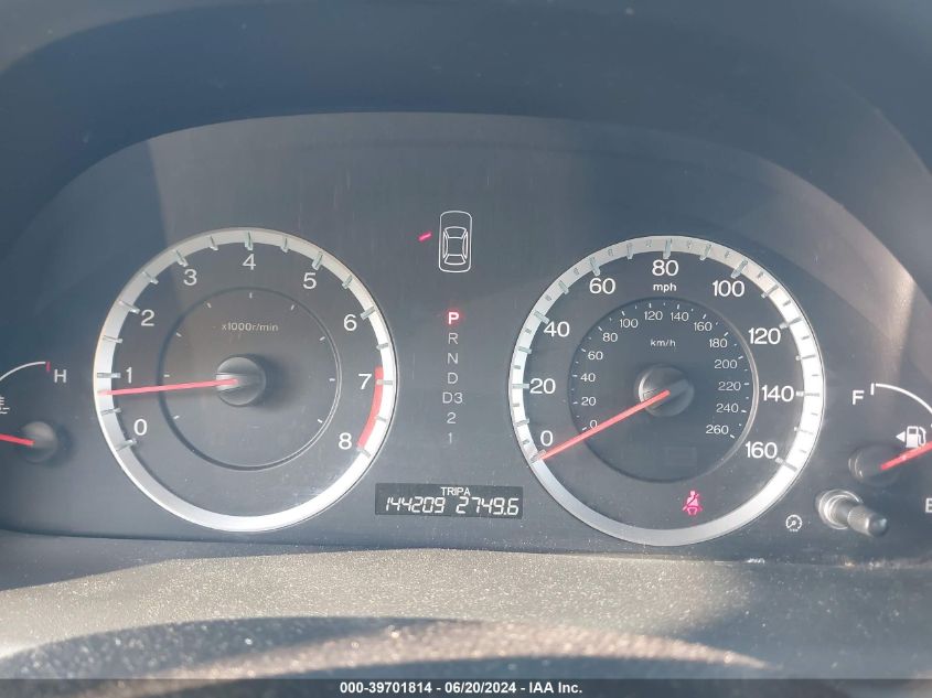 2009 Honda Accord Exl VIN: 1HGCP36859A026738 Lot: 39701814