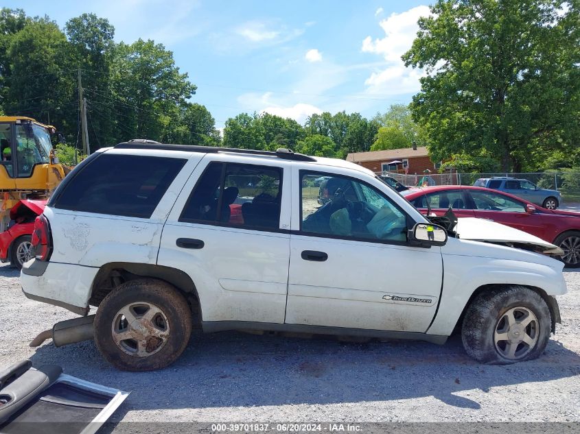 2003 Chevrolet Trailblazer Lt VIN: 1GNDT13S532337842 Lot: 39701837