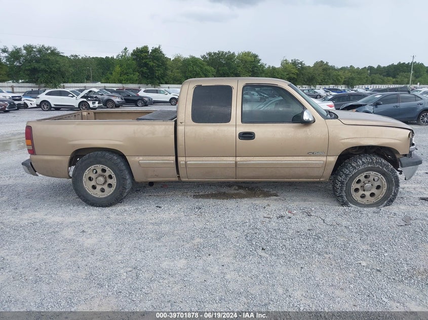 1999 Chevrolet Silverado 1500 Ls VIN: 2GCEC19T1X1222061 Lot: 39701878