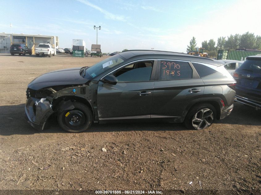2022 Hyundai Tucson Sel VIN: 5NMJFCAE3NH117464 Lot: 39701885