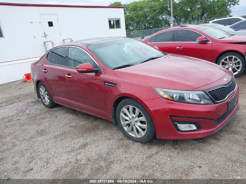 2015 Kia Optima Ex VIN: 5XXGN4A77FG357444 Lot: 39701886