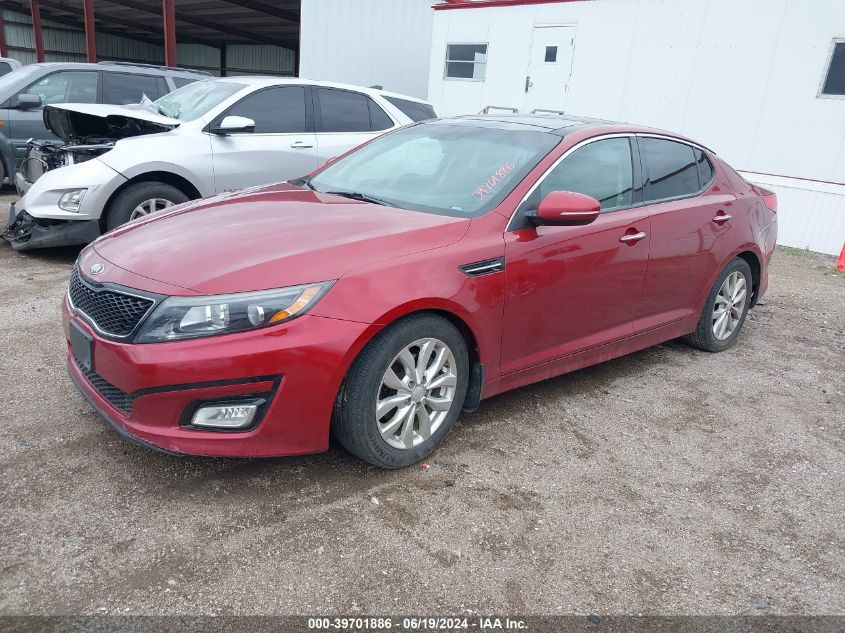 2015 Kia Optima Ex VIN: 5XXGN4A77FG357444 Lot: 39701886