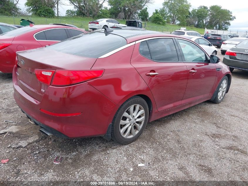 2015 Kia Optima Ex VIN: 5XXGN4A77FG357444 Lot: 39701886