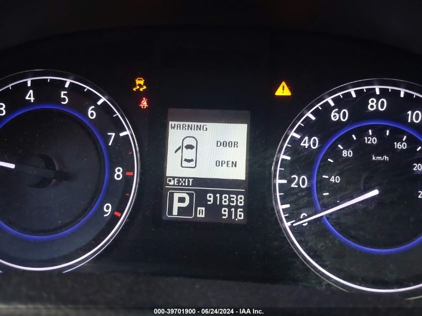 2013 Infiniti G37 Journey VIN: JN1CV6EK1DM923603 Lot: 39701900