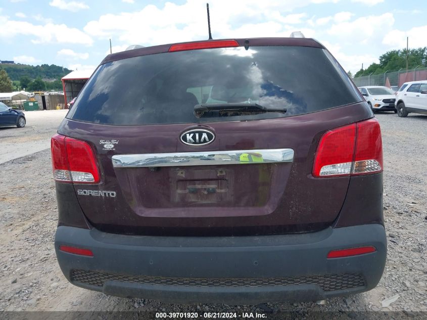 2013 Kia Sorento Lx VIN: 5XYKTCA64DG327781 Lot: 39701920