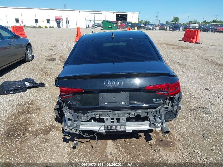 2017 Audi A4 2.0T Premium VIN: WAUENAF48HN034223 Lot: 39701971